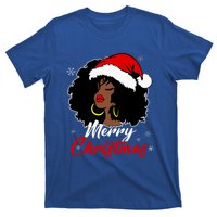 Queen Santa African American Merry Christmas Melanin T-Shirt