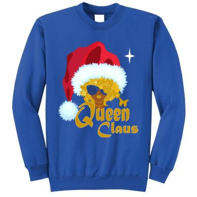 Queen Santa African American Christmas Melanin Cool Gift Sweatshirt