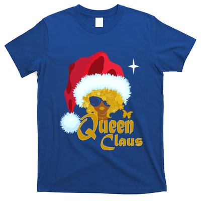 Queen Santa African American Christmas Melanin Cool Gift T-Shirt