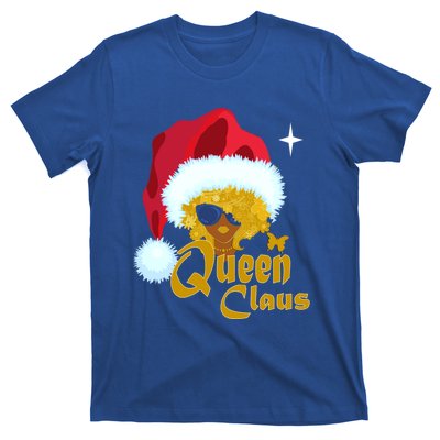 Queen Santa African American Christmas Melanin Cool Gift T-Shirt