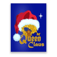 Queen Santa African American Christmas Melanin Cool Gift Poster