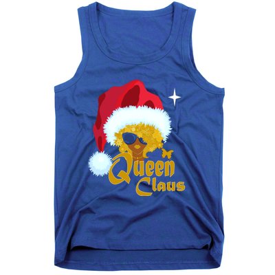 Queen Santa African American Christmas Melanin Cool Gift Tank Top