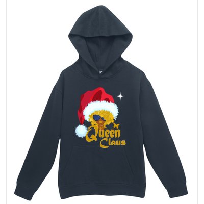 Queen Santa African American Christmas Melanin Cool Gift Urban Pullover Hoodie