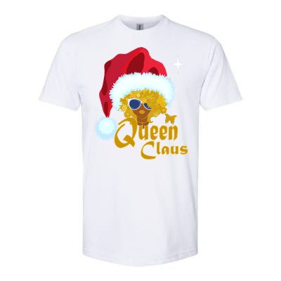 Queen Santa African American Christmas Melanin Cool Gift Softstyle® CVC T-Shirt