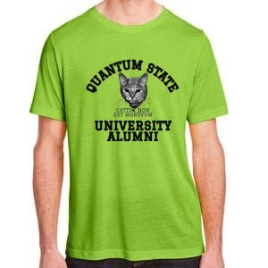 Quantum State Alumni Schrodingers Cat Funny Science Adult ChromaSoft Performance T-Shirt