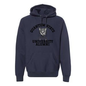 Quantum State Alumni Schrodingers Cat Funny Science Premium Hoodie