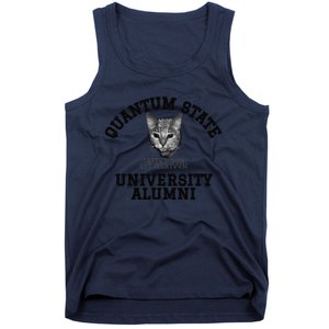 Quantum State Alumni Schrodingers Cat Funny Science Tank Top