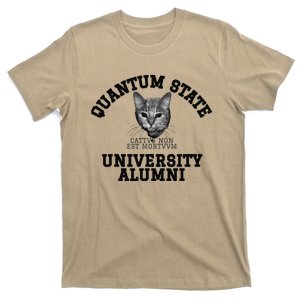 Quantum State Alumni Schrodingers Cat Funny Science T-Shirt