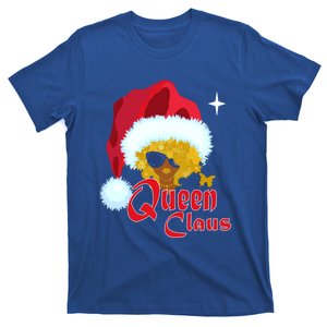 Queen Santa African American Christmas Melanin Funny Gift T-Shirt