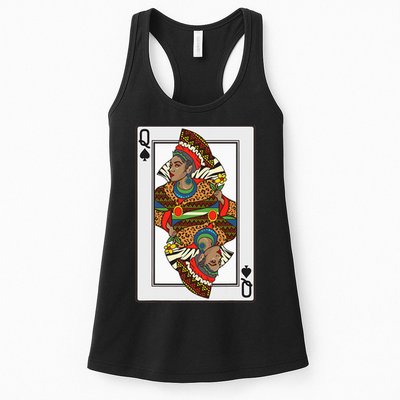 Queen Spades African American Card Halloween Gift Womens Tank Top