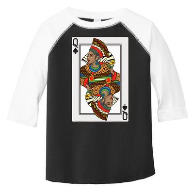 Queen Spades African American Card Halloween Gift Toddler Fine Jersey T-Shirt