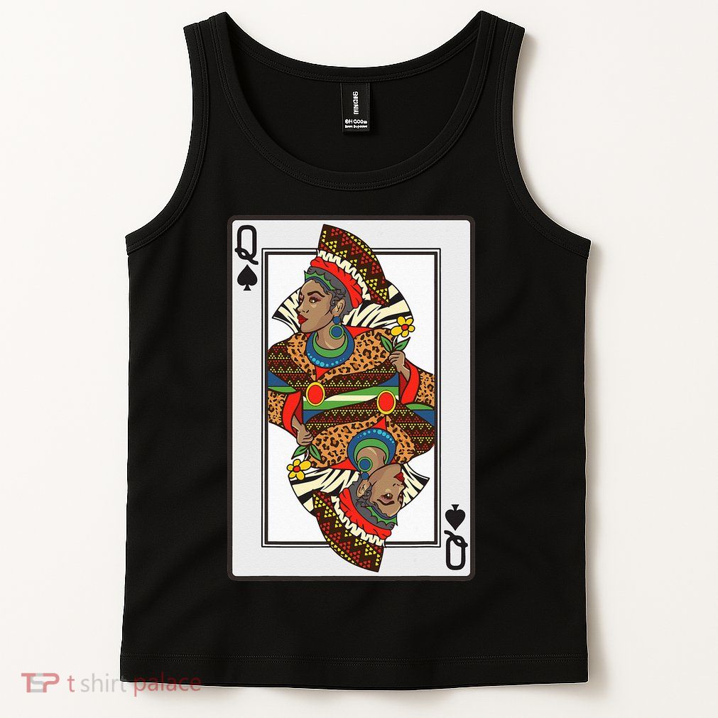 Queen Spades African American Card Halloween Gift Tank Top