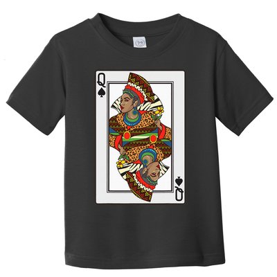 Queen Spades African American Card Halloween Gift Toddler T-Shirt