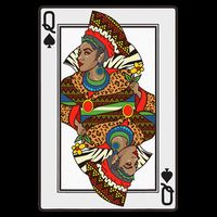 Queen Spades African American Card Halloween Gift Wool Snapback Cap