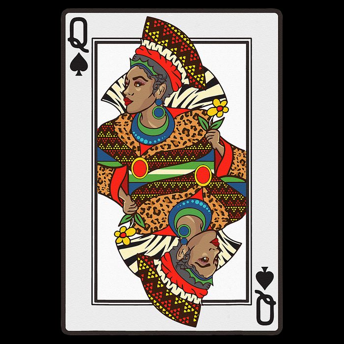 Queen Spades African American Card Halloween Gift Wool Snapback Cap