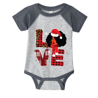 Queen Santa African American Merry Christmas Melanin Infant Baby Jersey Bodysuit