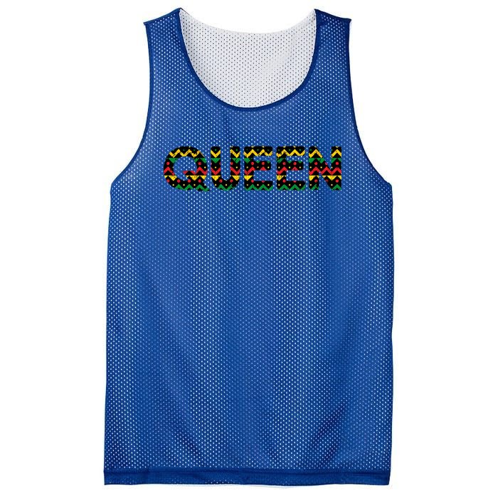 Queen 'S Black History Month Mom Grandma Fun Gift Mesh Reversible Basketball Jersey Tank