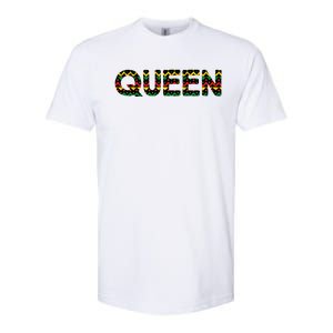 Queen 'S Black History Month Mom Grandma Fun Gift Softstyle CVC T-Shirt