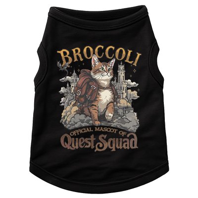 Quest Squad Broccoli Funny Cat Meme Cat Lover Bookworms Doggie Tank