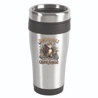 Quest Squad Broccoli Funny Cat Meme Cat Lover Bookworms 16oz Travel Tumbler