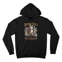 Quest Squad Broccoli Funny Cat Meme Cat Lover Bookworms Tall Hoodie