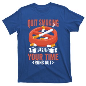 Quit Smoking Cute Gift No Tobacco Day Anti Cigarettes Anti Smoking Gift T-Shirt