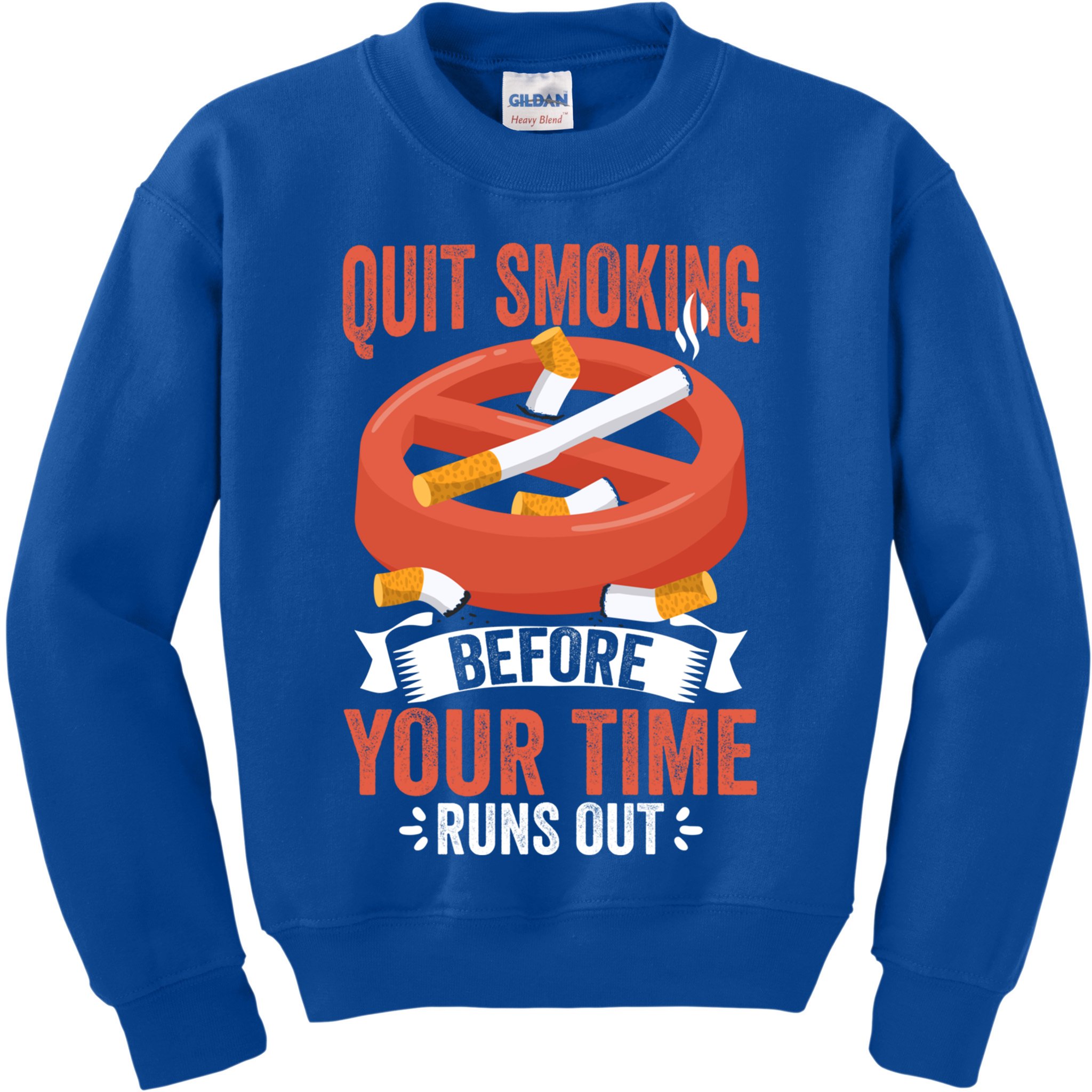 Quit Smoking Cute Gift No Tobacco Day Anti Cigarettes Anti Smoking Gift Kids Sweatshirt
