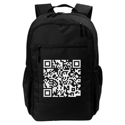 Qr Scan Code Adult Sarcasm Humor F Ck You Fu Back Print Pull Daily Commute Backpack