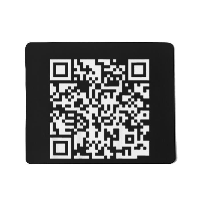 Qr Scan Code Adult Sarcasm Humor F Ck You Fu Back Print Pull Mousepad