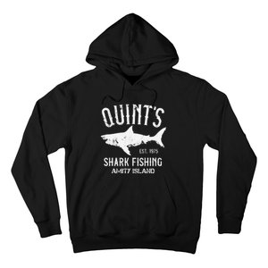 Quints Shark Fishing Charters Amity Island 1975 Hoodie