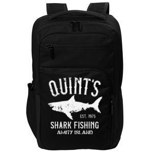 Quints Shark Fishing Charters Amity Island 1975 Impact Tech Backpack