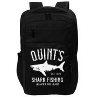 Quints Shark Fishing Charters Amity Island 1975 Impact Tech Backpack