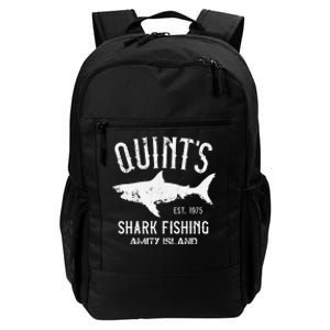 Quints Shark Fishing Charters Amity Island 1975 Daily Commute Backpack