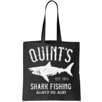 Quints Shark Fishing Charters Amity Island 1975 Tote Bag