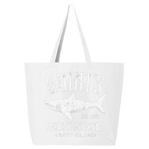 Quints Shark Fishing Charters Amity Island 1975 25L Jumbo Tote