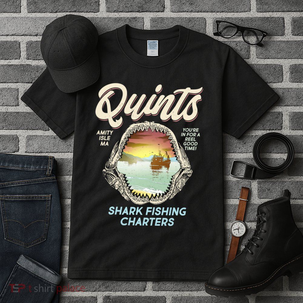 Quints Shark Fishing Charters Tall T-Shirt