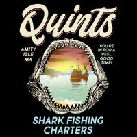 Quints Shark Fishing Charters 7-Panel Snapback Hat