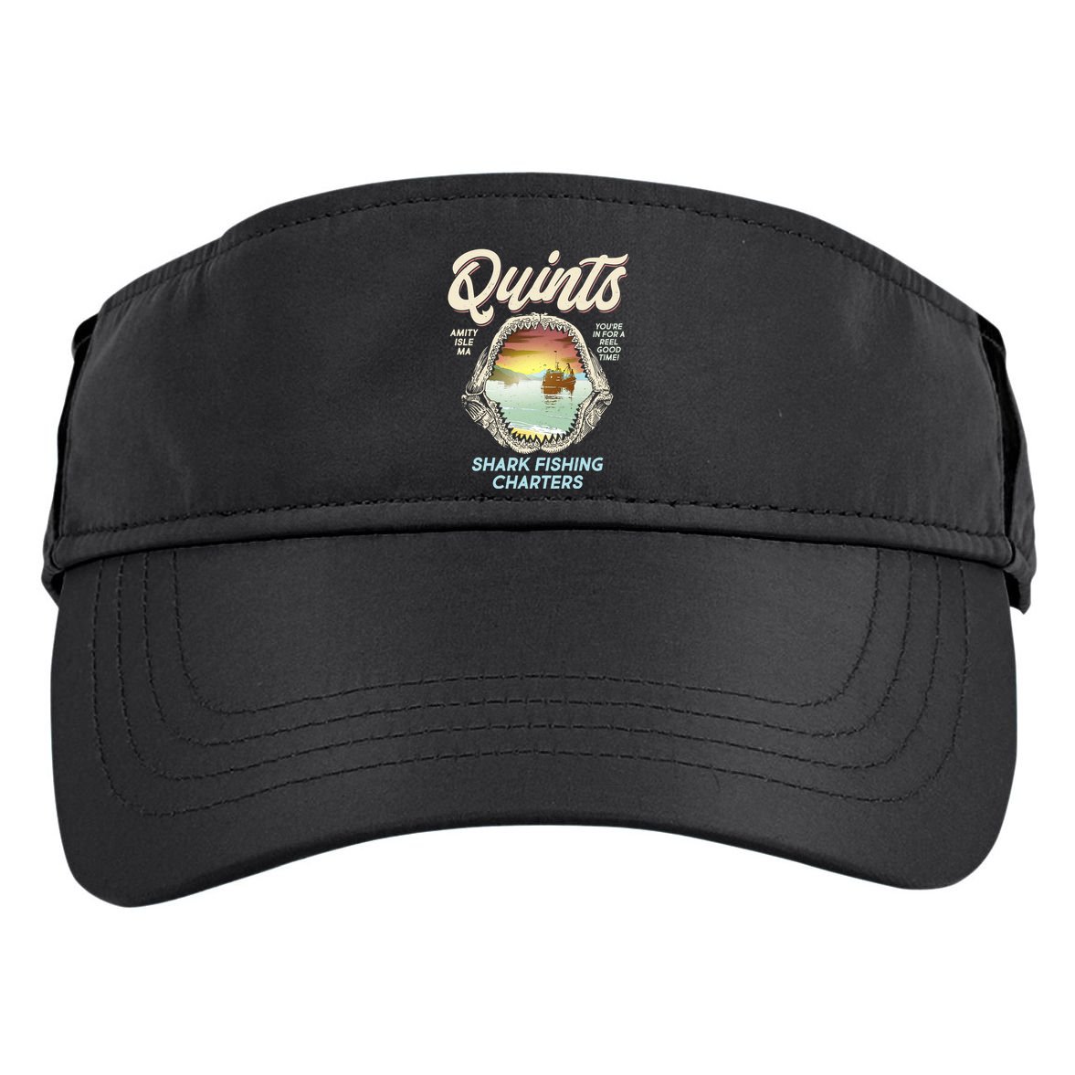 Quints Shark Fishing Charters Adult Drive Performance Visor