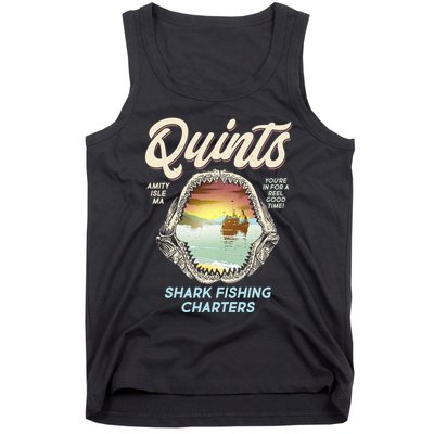 Quints Shark Fishing Charters Tank Top