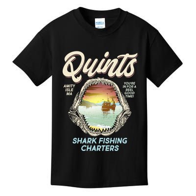 Quints Shark Fishing Charters Kids T-Shirt