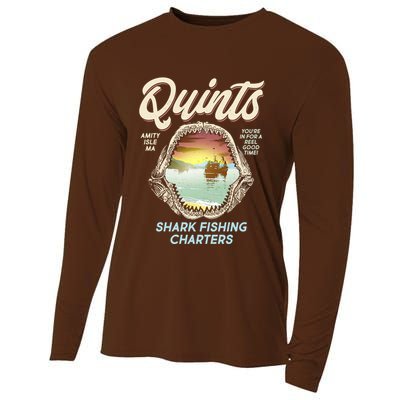 Quints Shark Fishing Charters Cooling Performance Long Sleeve Crew