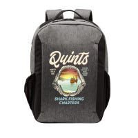 Quints Shark Fishing Charters Vector Backpack