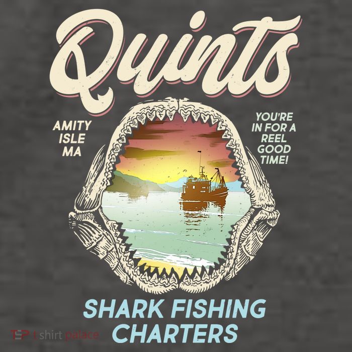 Quints Shark Fishing Charters Vector Backpack