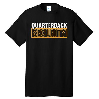 Quarterback Security Football Lineman Line Players Tall T-Shirt