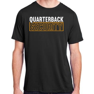 Quarterback Security Football Lineman Line Players Adult ChromaSoft Performance T-Shirt