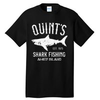 Quints Shark Fishing Charters Amity Island 1975 Tall T-Shirt