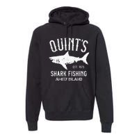 Quints Shark Fishing Charters Amity Island 1975 Premium Hoodie