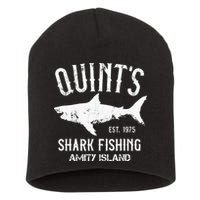 Quints Shark Fishing Charters Amity Island 1975 Short Acrylic Beanie