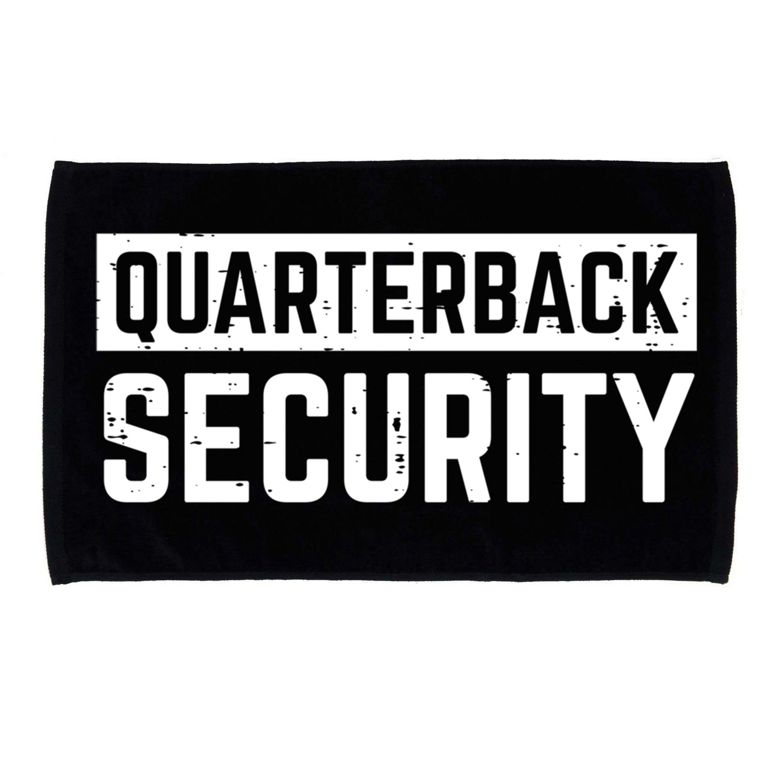 Quarterback Security Funny American Football Offense Line Gift Microfiber Hand Towel