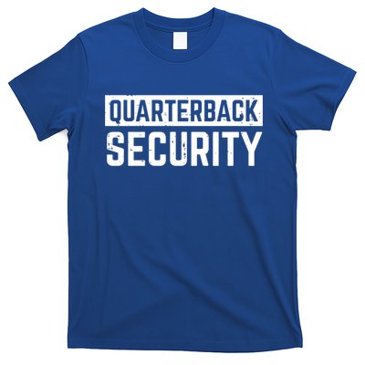 Quarterback Security Funny American Football Offense Line Gift T-Shirt
